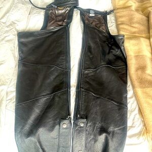 Official Harvey Davidson leather riding chaps
